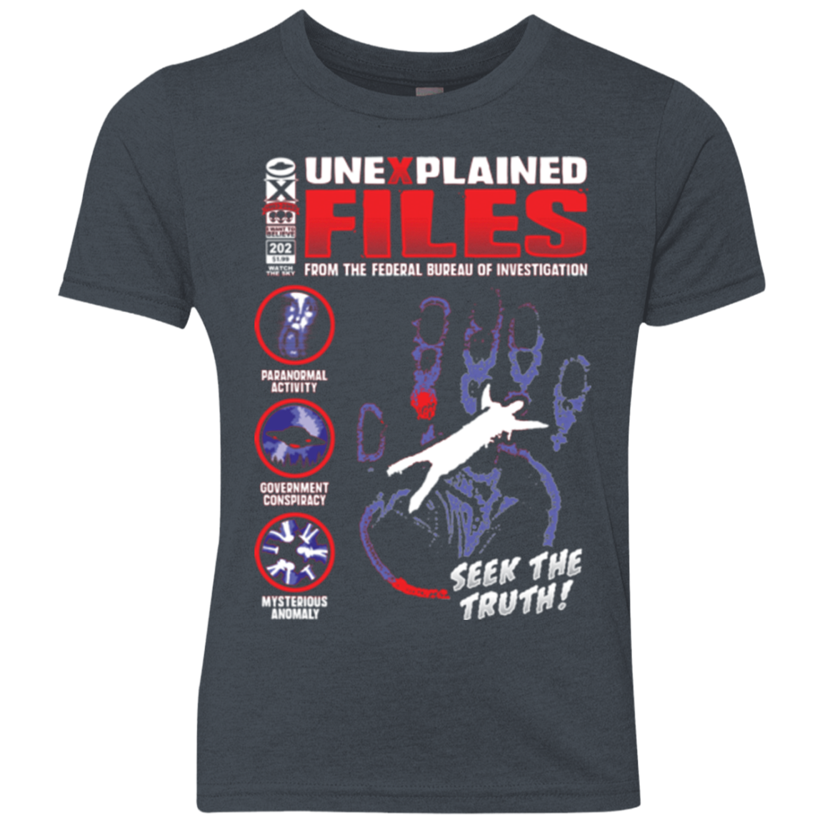 Unexplained Files Youth Triblend T-Shirt