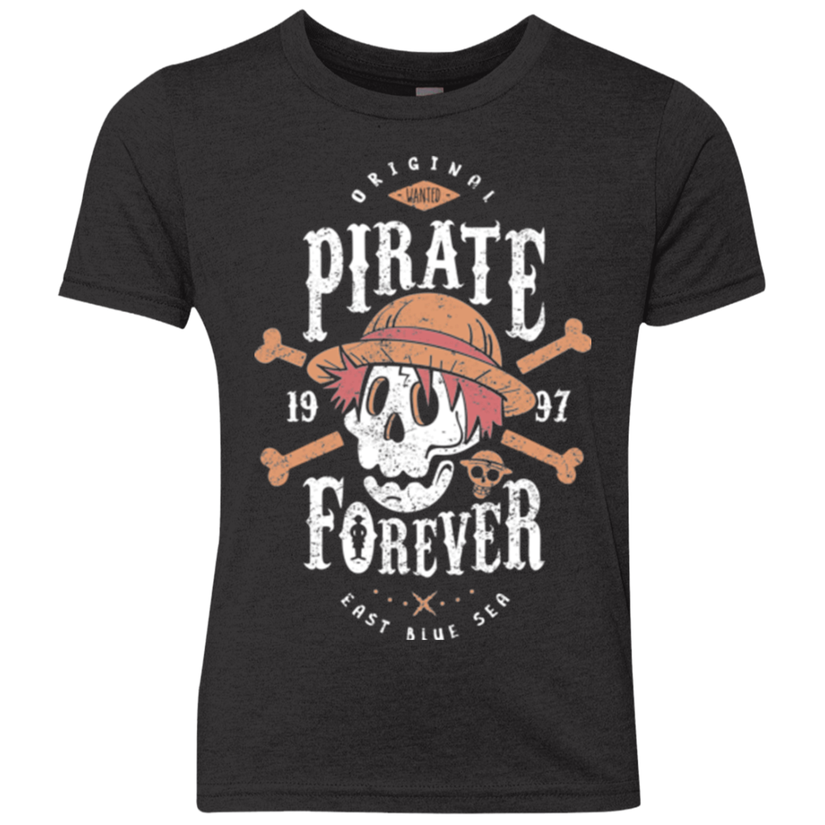 Wanted Pirate Forever Youth Triblend T-Shirt