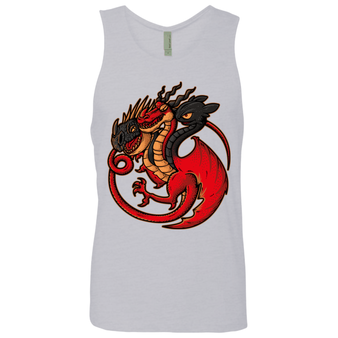 FIRE BLOOD AND TRAINING Men's Premium Tank Top