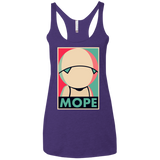 Mope Around Women's Triblend Racerback Tank