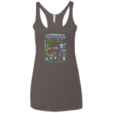 Alien Death Match Women's Triblend Racerback Tank