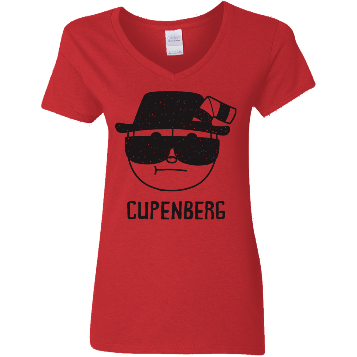 Cupenberg Women's V-Neck T-Shirt