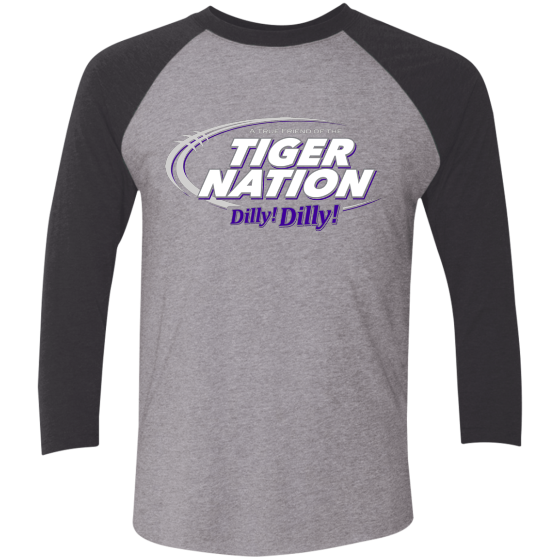 Clemson Dilly Dilly Men's Triblend 3/4 Sleeve