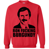 Ron Fucking Burgundy Crewneck Sweatshirt