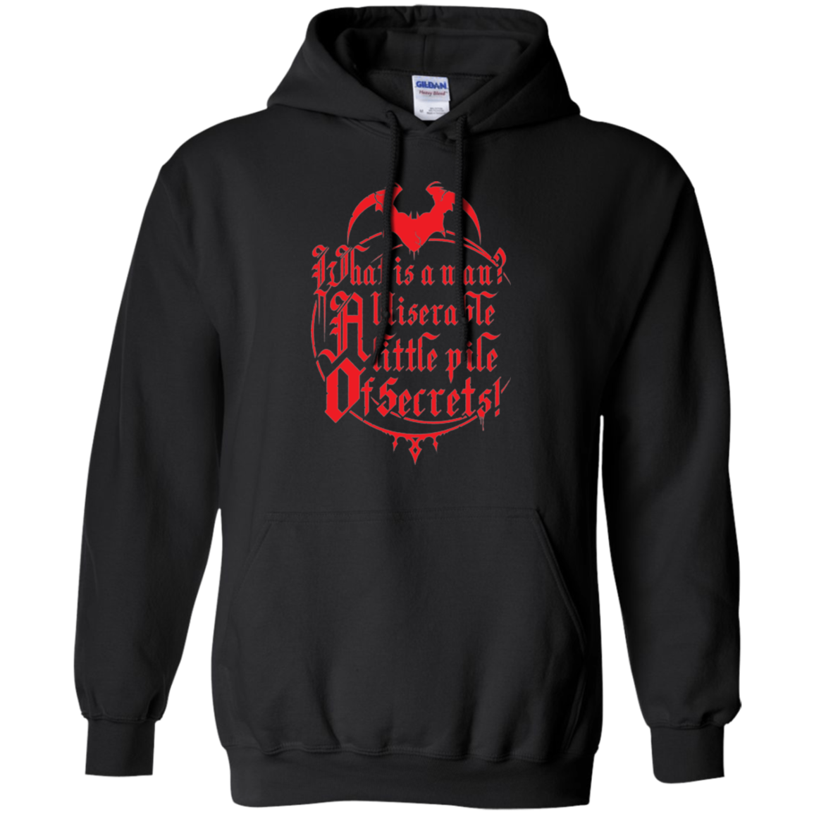 What Is A Man Pullover Hoodie