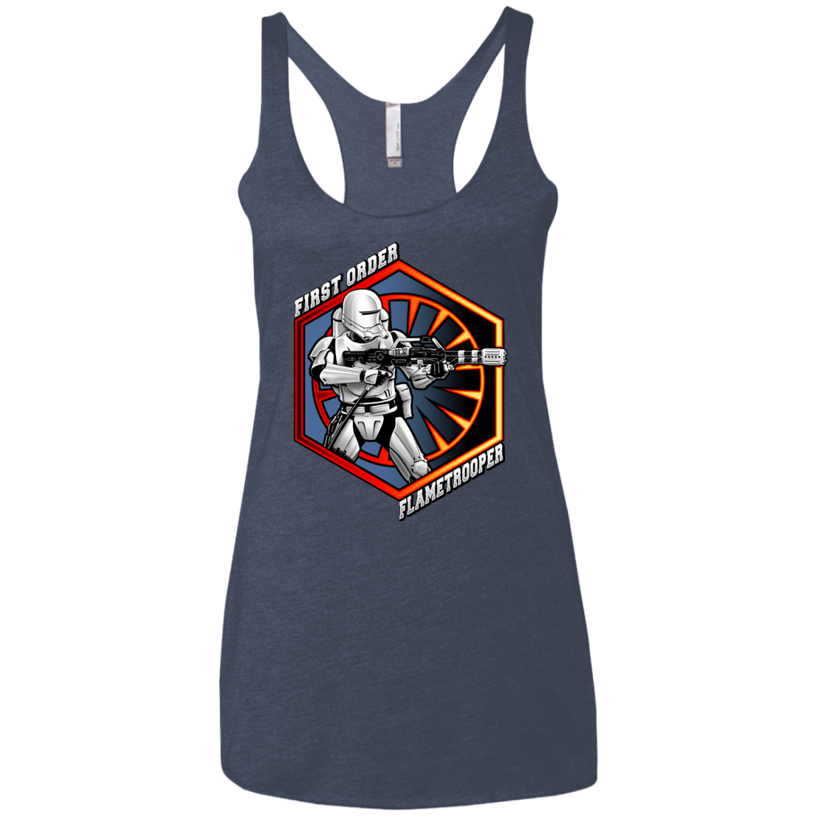 Flametrooper Women's Triblend Racerback Tank