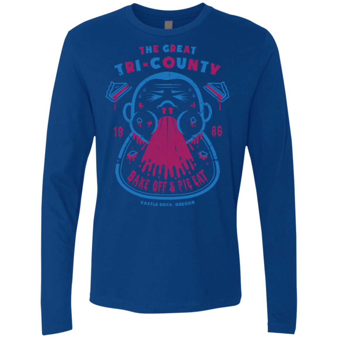 Tri County Pie Eating Men's Premium Long Sleeve