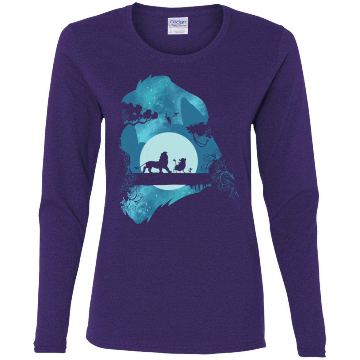 Lion Portrait Women's Long Sleeve T-Shirt