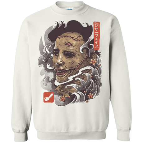 Oni Leather Mask Crewneck Sweatshirt