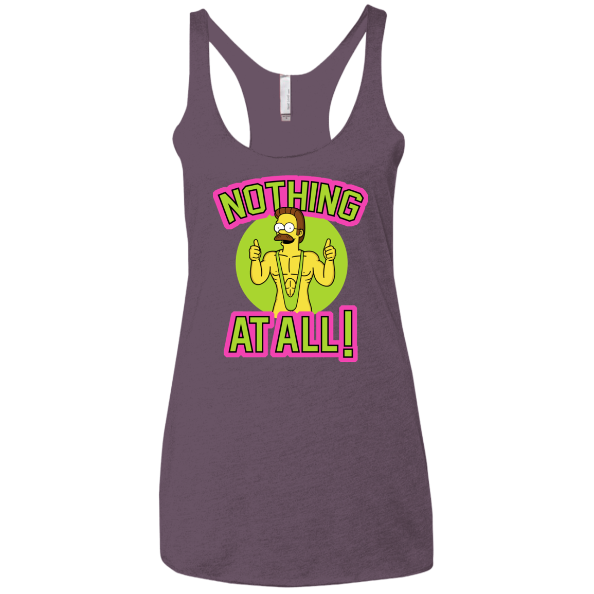 Nothing At All Women's Triblend Racerback Tank