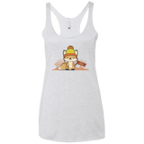 Pretty Cunning Women's Triblend Racerback Tank