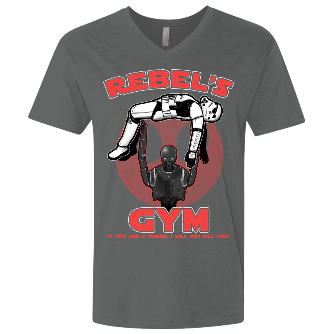 Rebel's Gym Men's Premium V-Neck