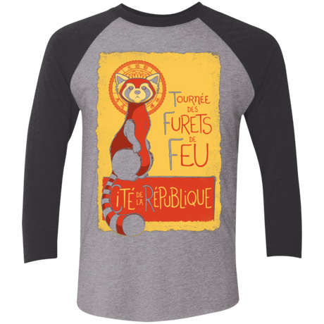 Les Furets de Feu Triblend 3/4 Sleeve