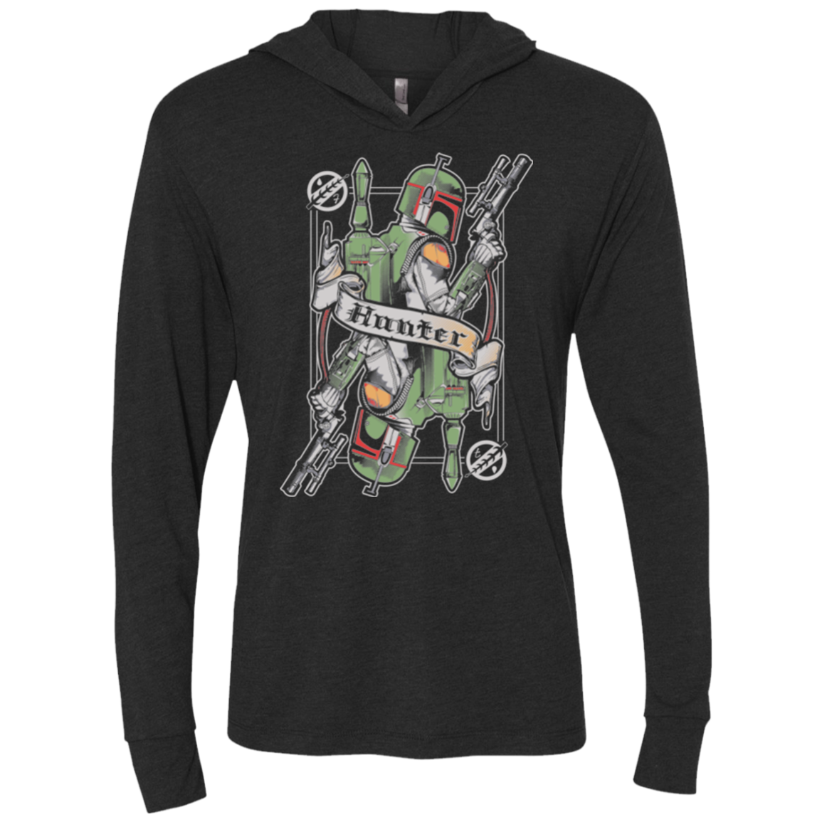 Hunter Triblend Long Sleeve Hoodie Tee