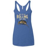 They See Me Rollin Women's Triblend Racerback Tank