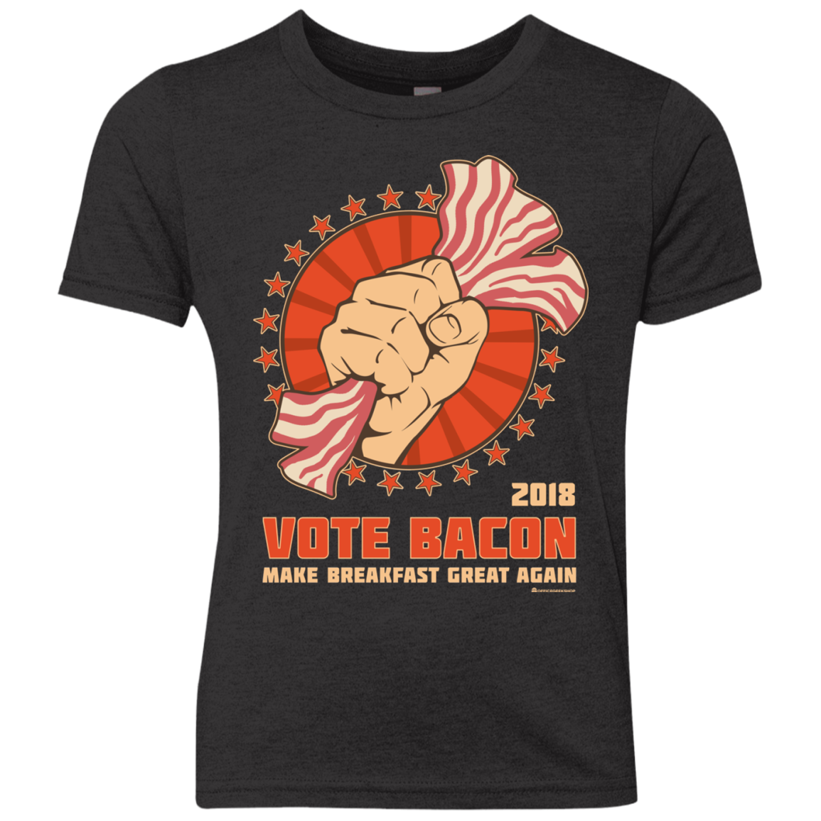 Vote Bacon In 2018 Youth Triblend T-Shirt
