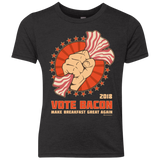 Vote Bacon In 2018 Youth Triblend T-Shirt