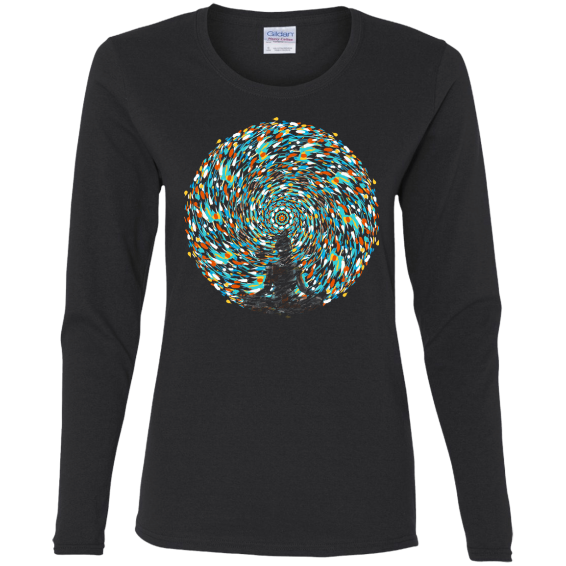 Vortex Bending Women's Long Sleeve T-Shirt