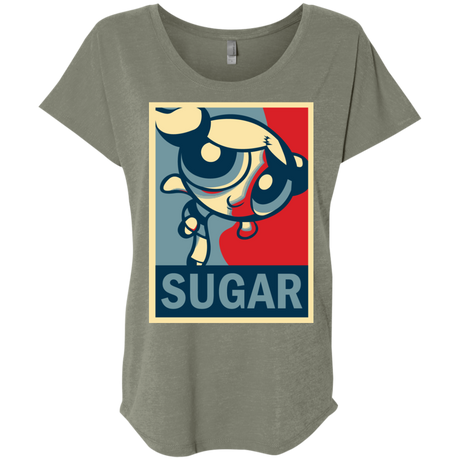 Sugar Powerpuff Triblend Dolman Sleeve