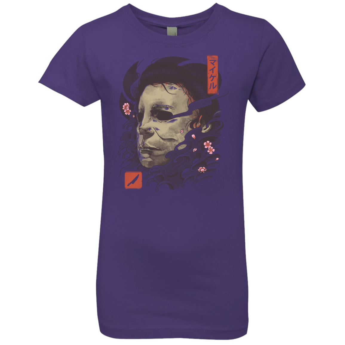 Oni Slasher Mask Girls Premium T-Shirt