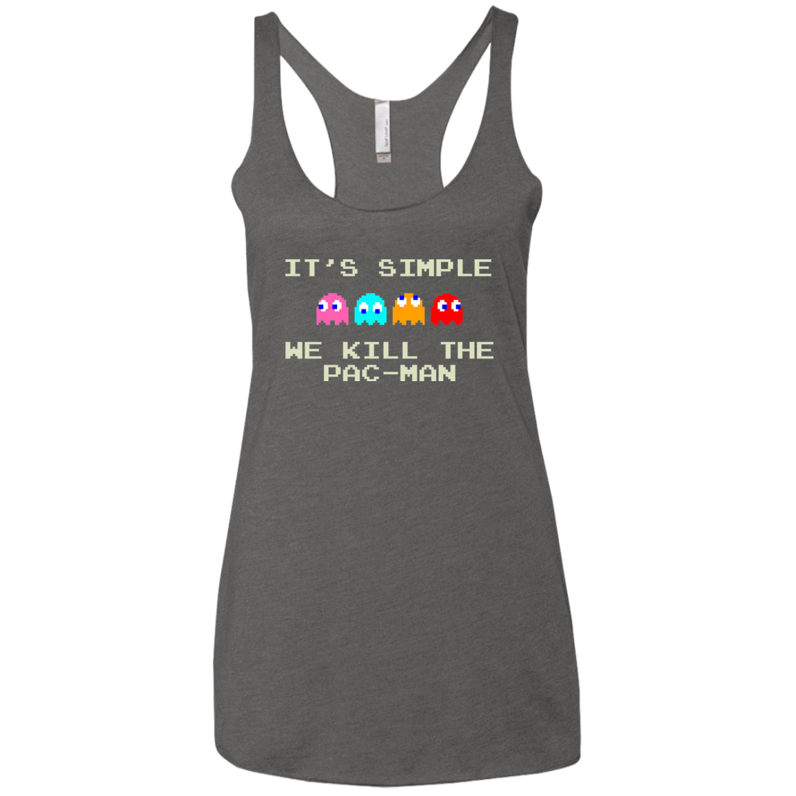 Pacmanok Women's Triblend Racerback Tank