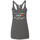 Pacmanok Women's Triblend Racerback Tank