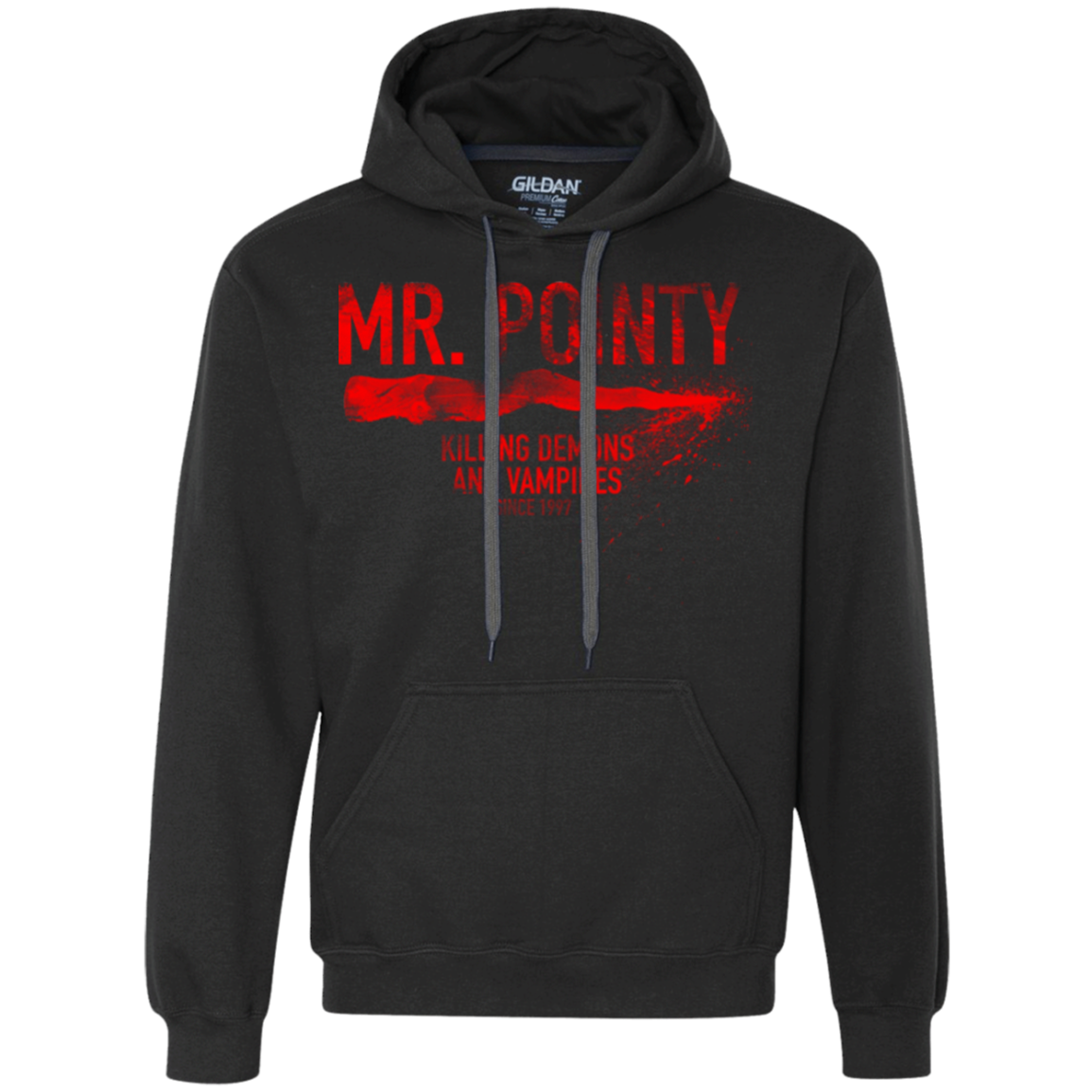 Mr Pointy Premium Fleece Hoodie