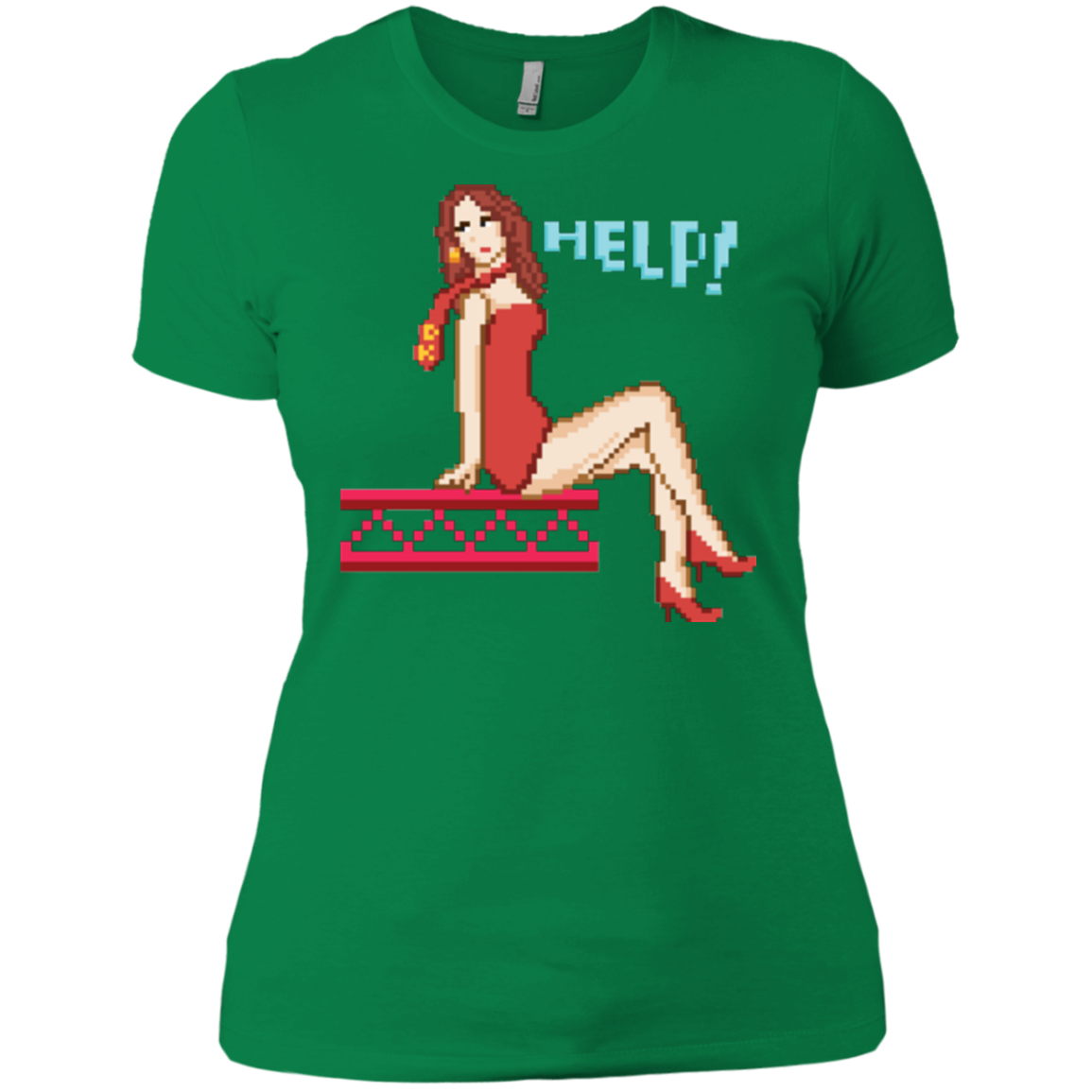 Pixel Pinup Pauline Women's Premium T-Shirt