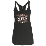 Cleric Women's Triblend Racerback Tank