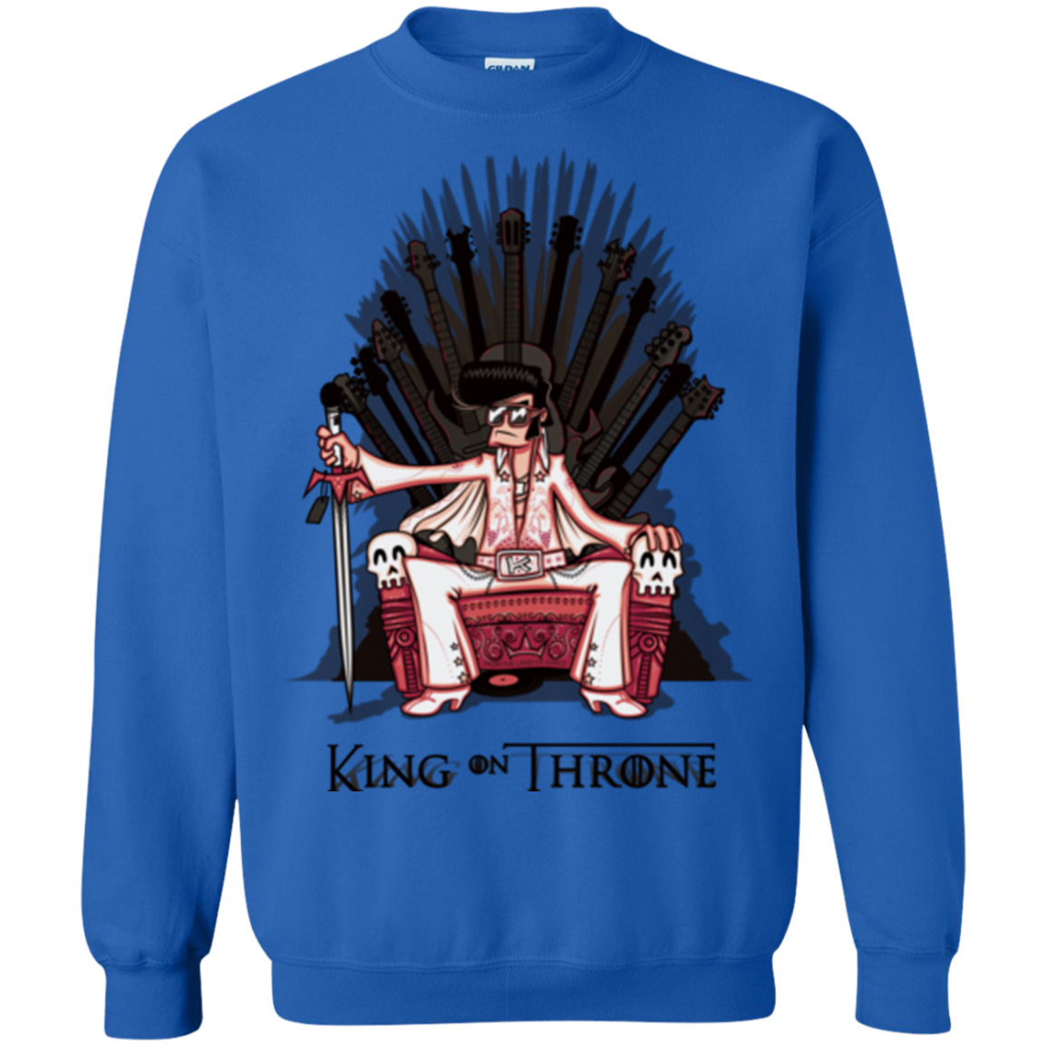 King on Throne Crewneck Sweatshirt