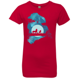 Lion Portrait Girls Premium T-Shirt