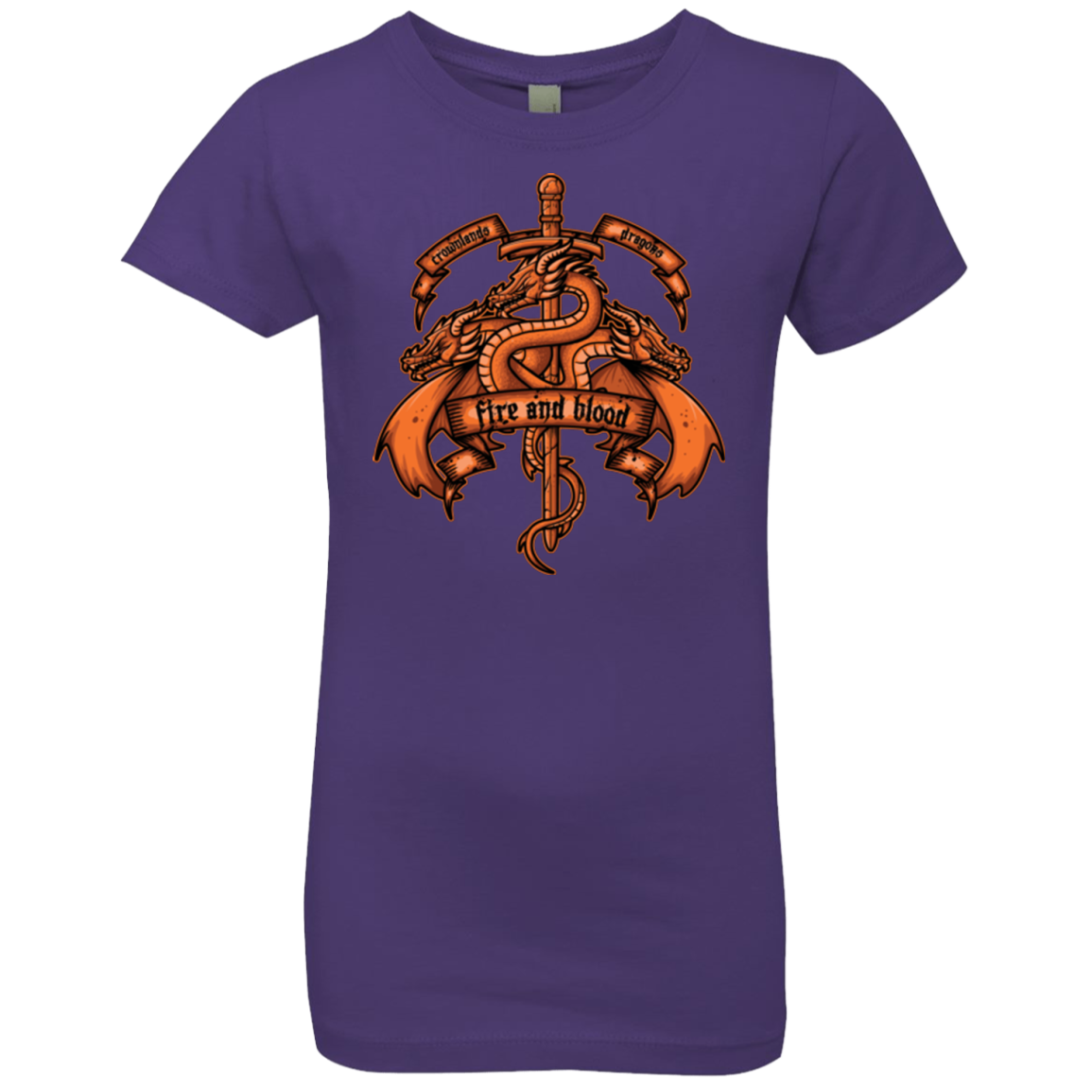 FIRE AND BLOOD Girls Premium T-Shirt