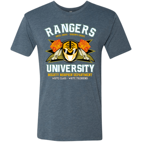 Rangers U White Ranger Men's Triblend T-Shirt