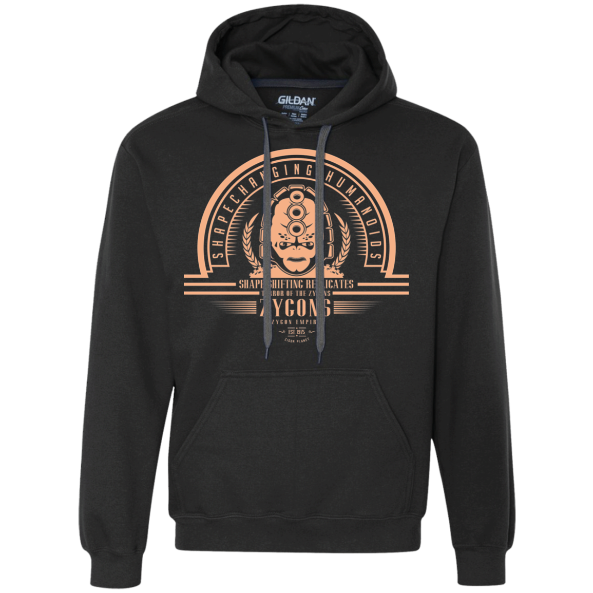 Who Villains Zygons Premium Fleece Hoodie