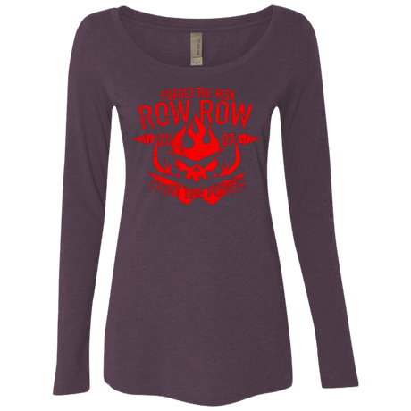 Forget the Risk Women's Triblend Long Sleeve Shirt