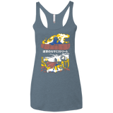 Attack on Sesame Street Women's Triblend Racerback Tank