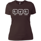 Eat Sleep Game PC Women's Premium T-Shirt