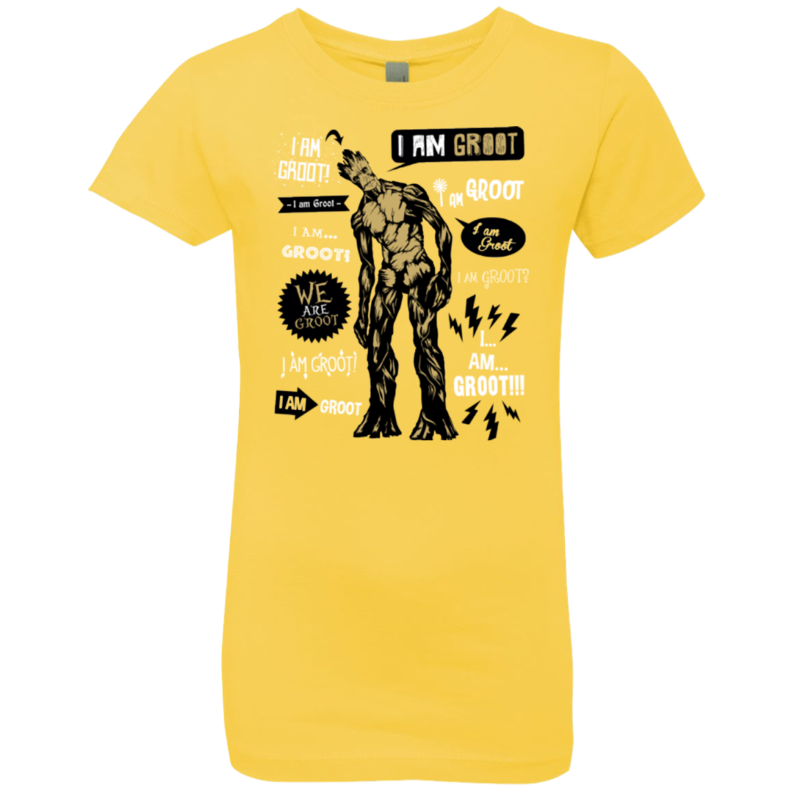 Groot Famous Quotes Girls Premium T-Shirt