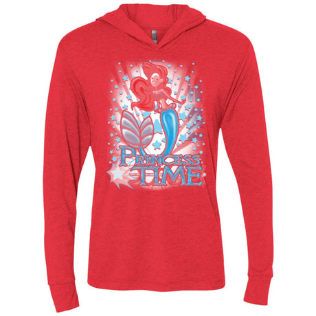 Princess Time Ariel Triblend Long Sleeve Hoodie Tee