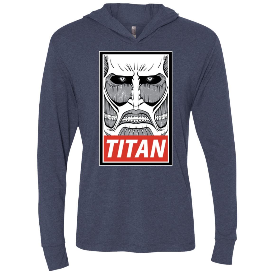 Titan Triblend Long Sleeve Hoodie Tee