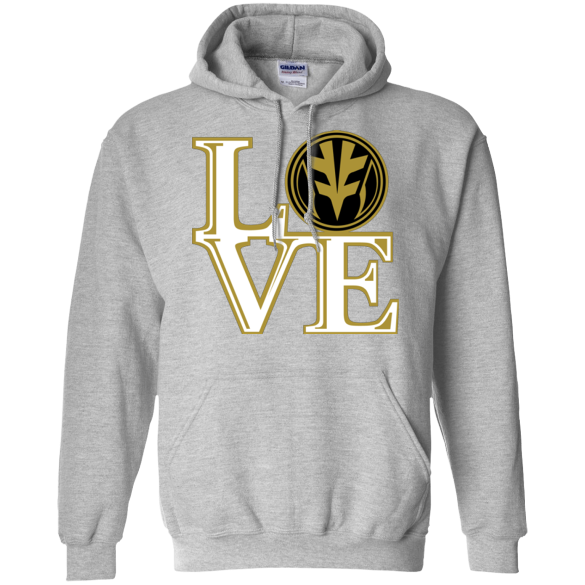 White Ranger LOVE Pullover Hoodie