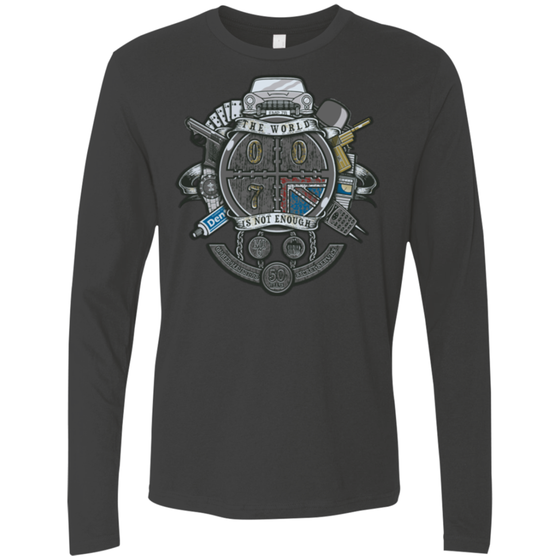 British Spy Crest Men's Premium Long Sleeve