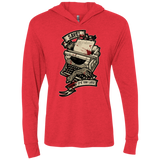 EVIL SAVE POINT Triblend Long Sleeve Hoodie Tee