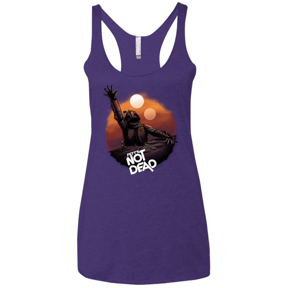 Back From The Pit Women's Triblend Racerback Tank