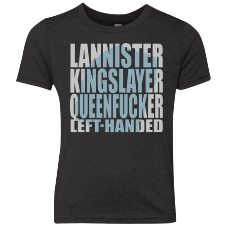 Lannister Left Handed Youth Triblend T-Shirt