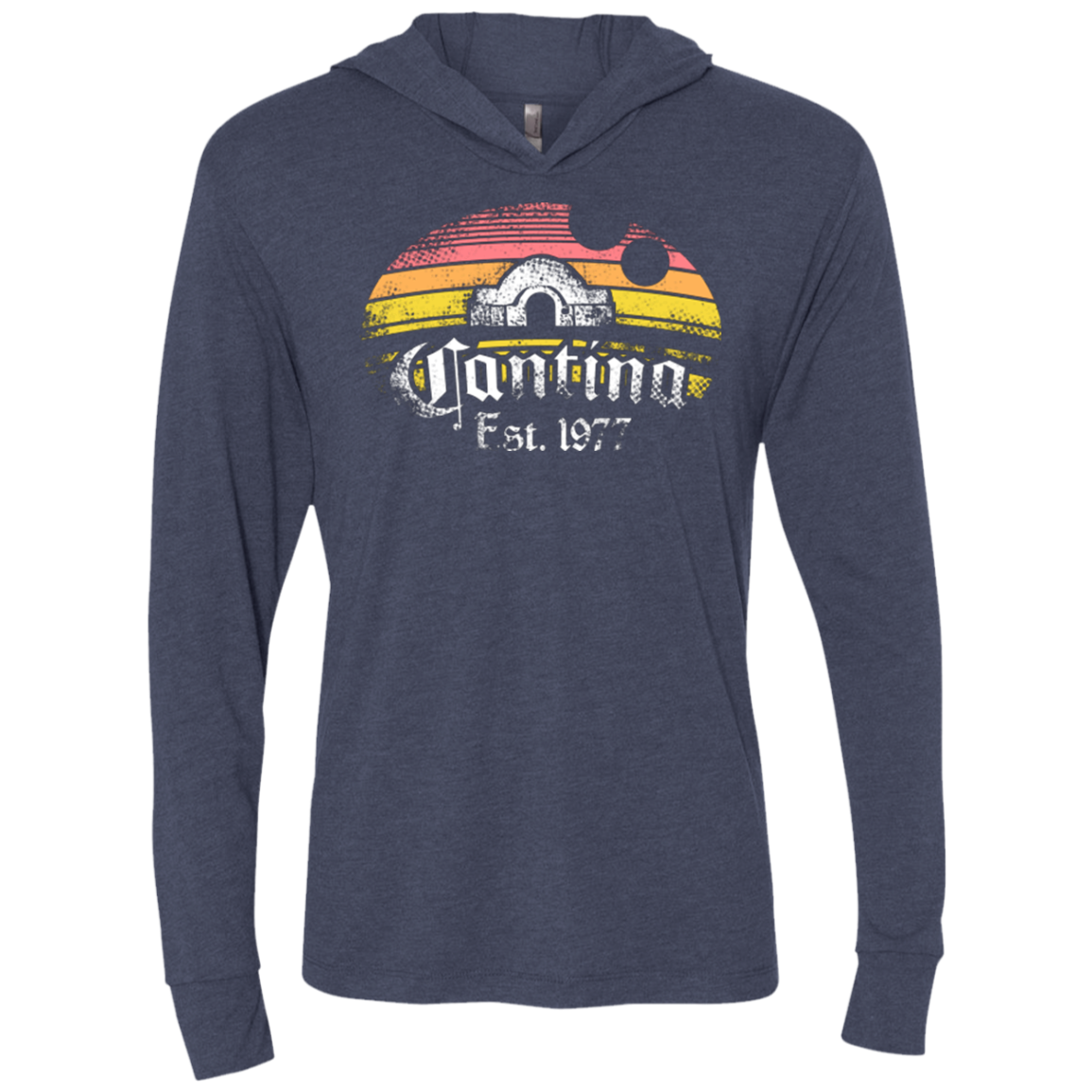 Cantina Triblend Long Sleeve Hoodie Tee