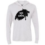 War is Coming Triblend Long Sleeve Hoodie Tee