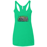 Where The Big Robots are Women's Triblend Racerback Tank