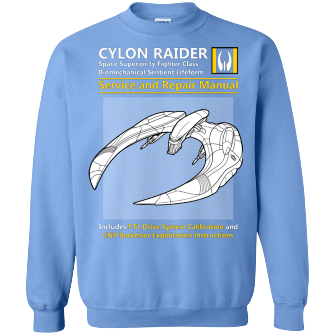 CYLON RAIDER SERVICE & REPAIR MANUAL Crewneck Sweatshirt