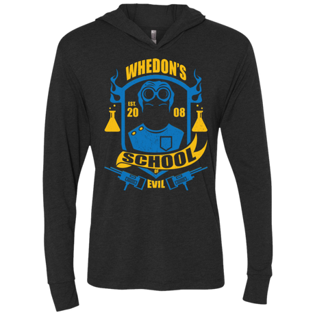 School of Evil Triblend Long Sleeve Hoodie Tee